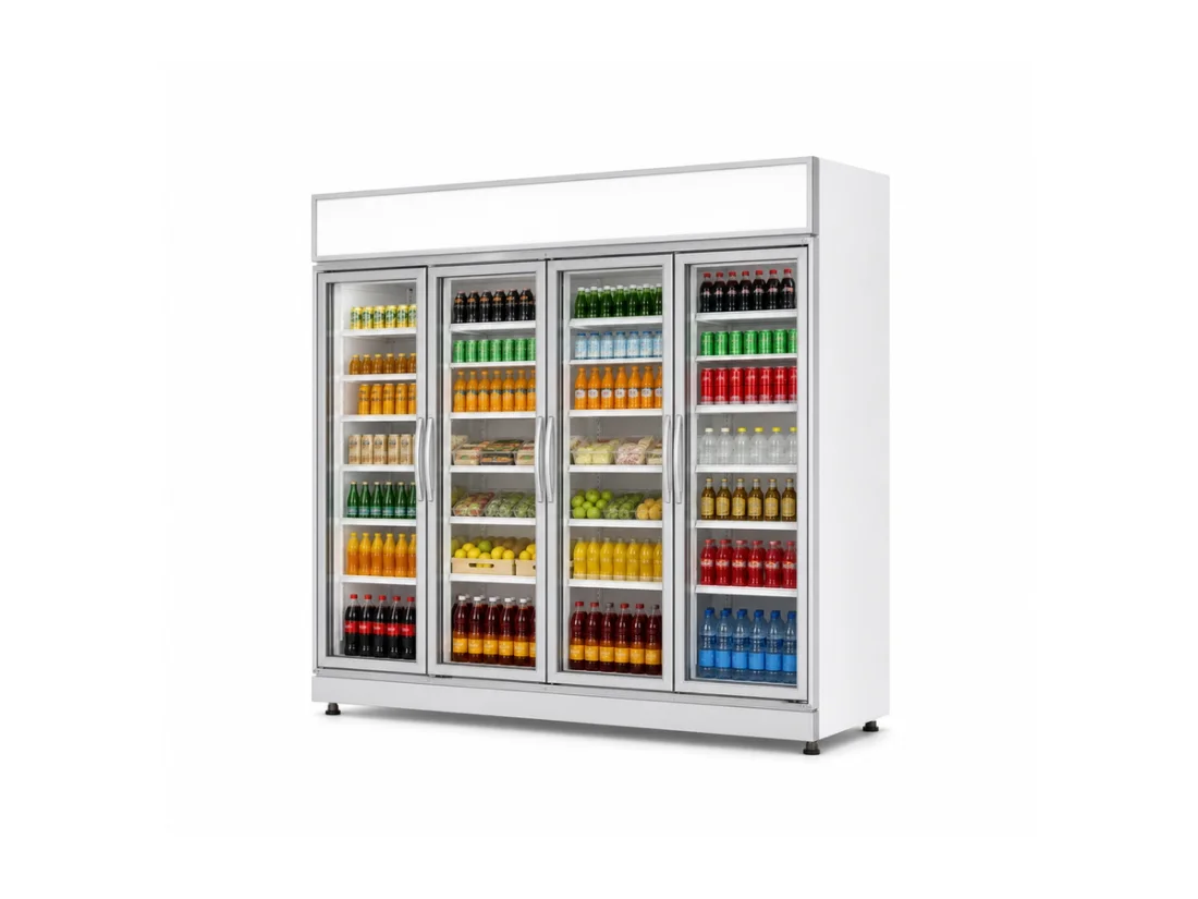 XF2460SG top-mounted glass-door commercial display refrigerator