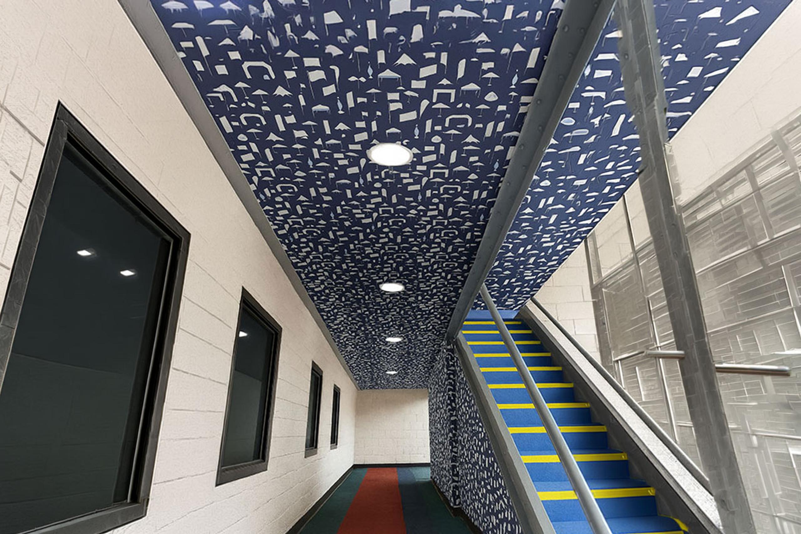 Perforated Ceiling Graphics by Right Concepts