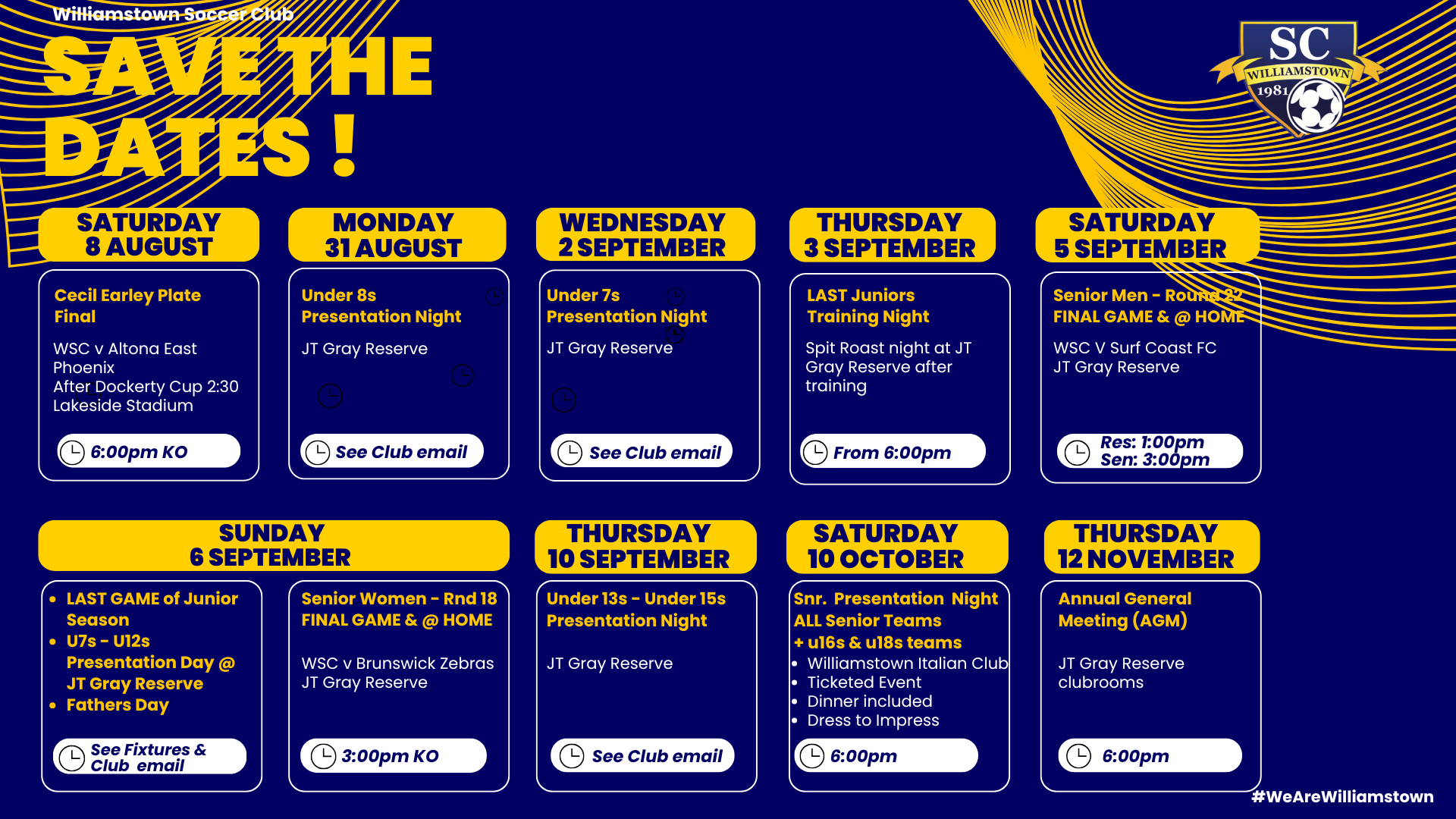 Mark Your Calendars: WSC’s Final Events of 2026!