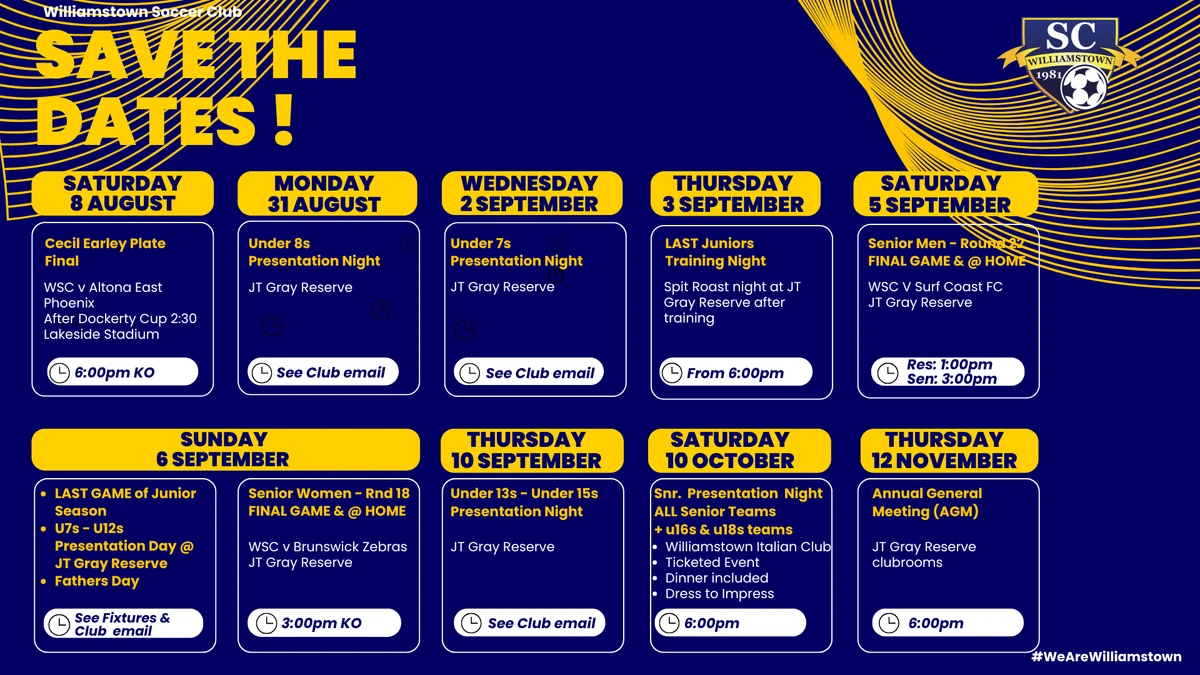 Mark Your Calendars: WSC’s Final Events of 2026!