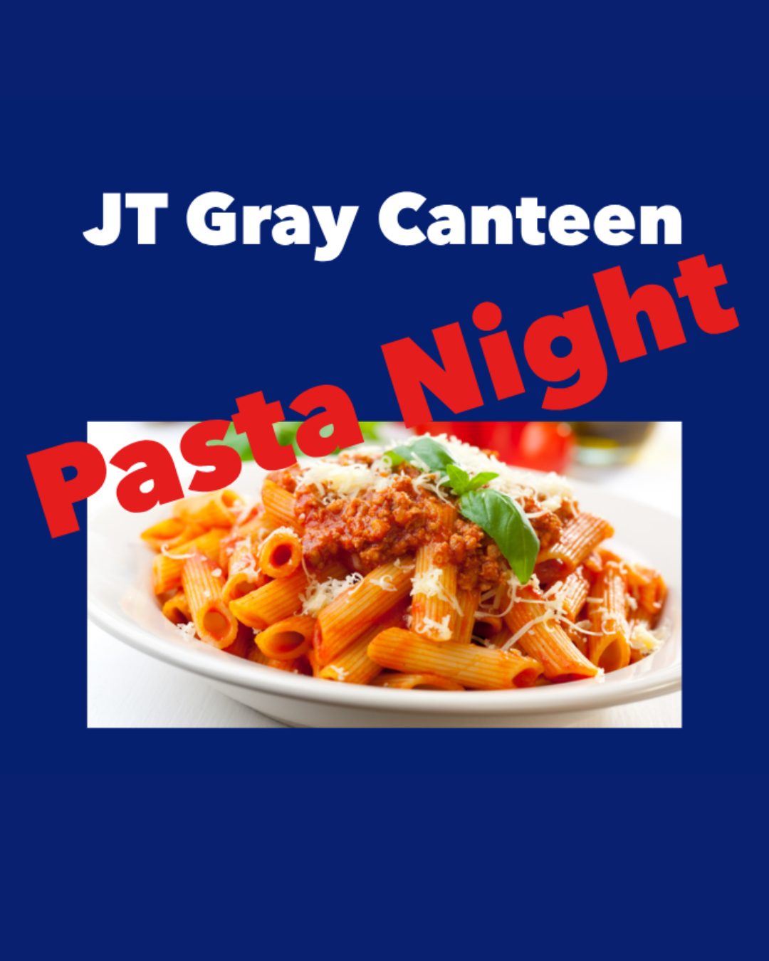 Pasta Night Poster