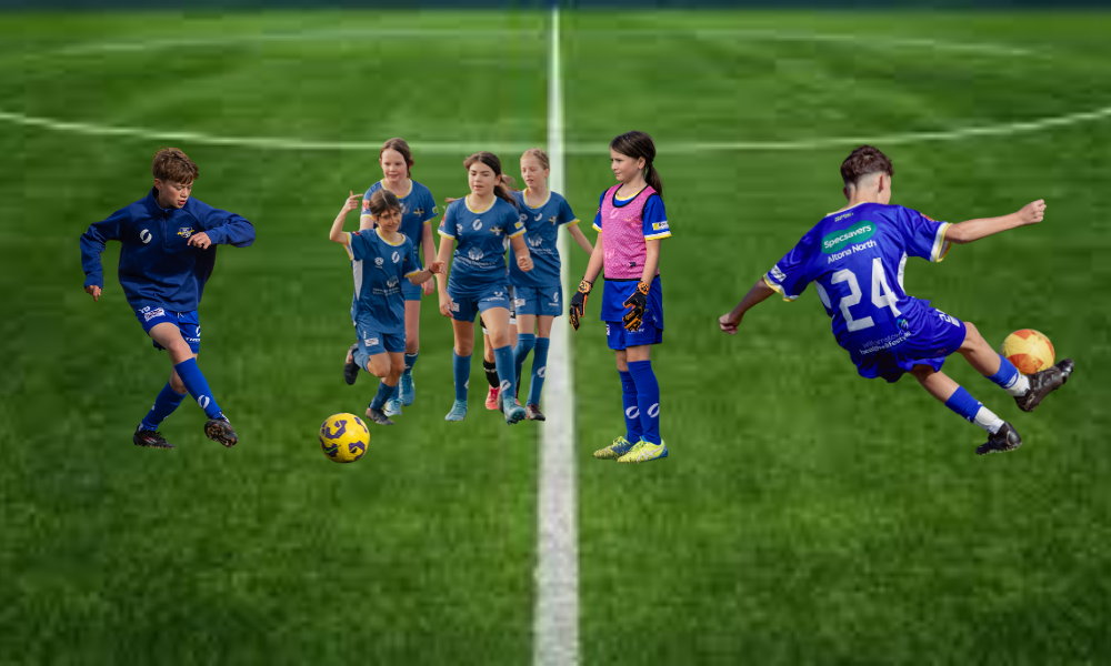 photo of soccer players