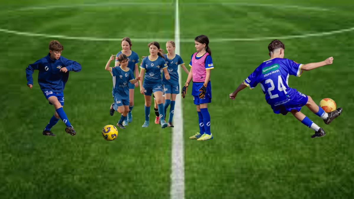 photo of soccer players