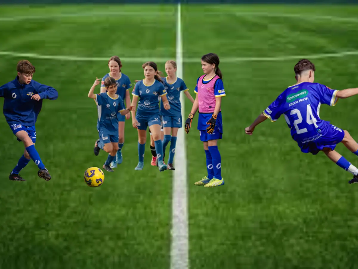 photo of soccer players