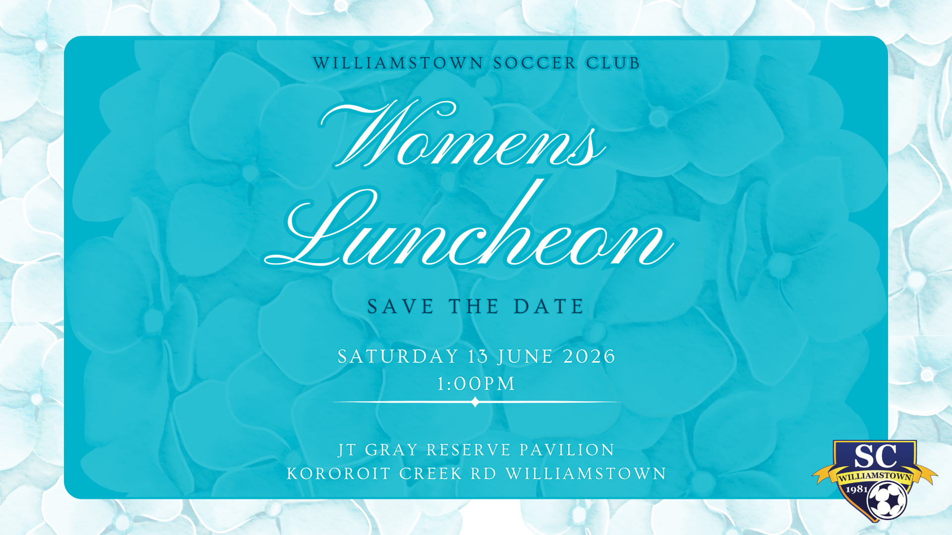 WSC Women's Luncheon 2026 - Save the Date