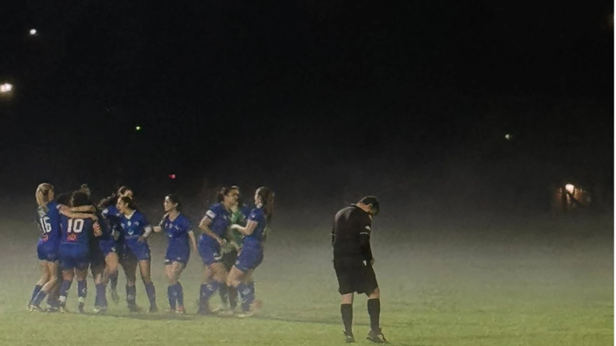 photo of senior women post game