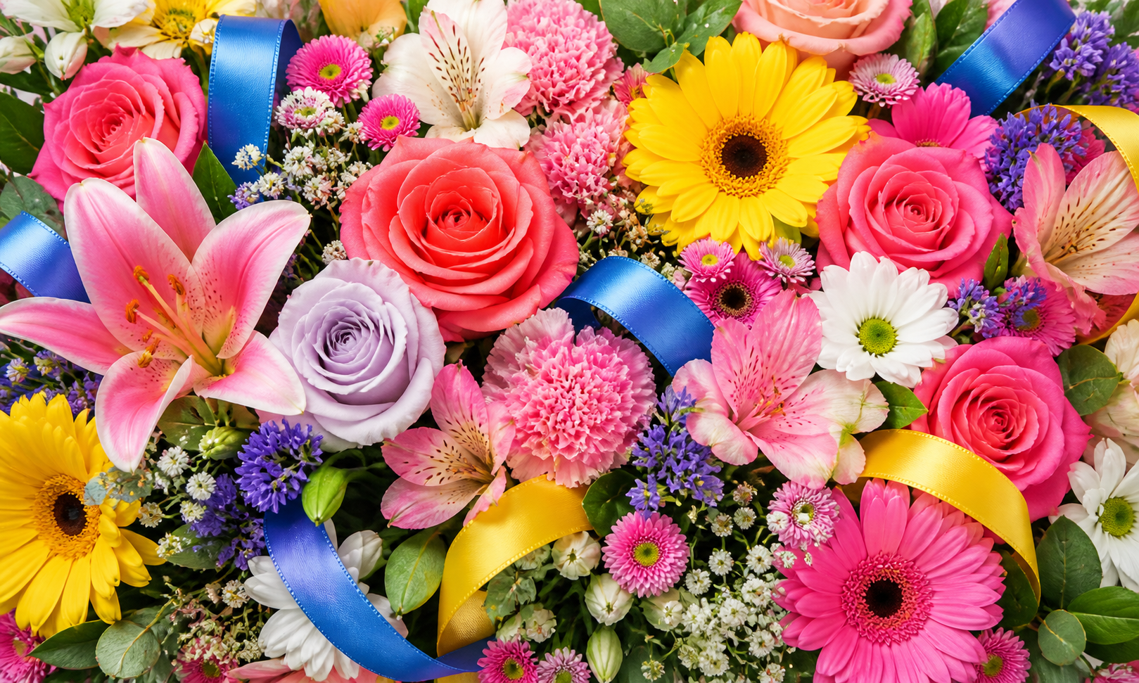 photo of colourful assorted flowers