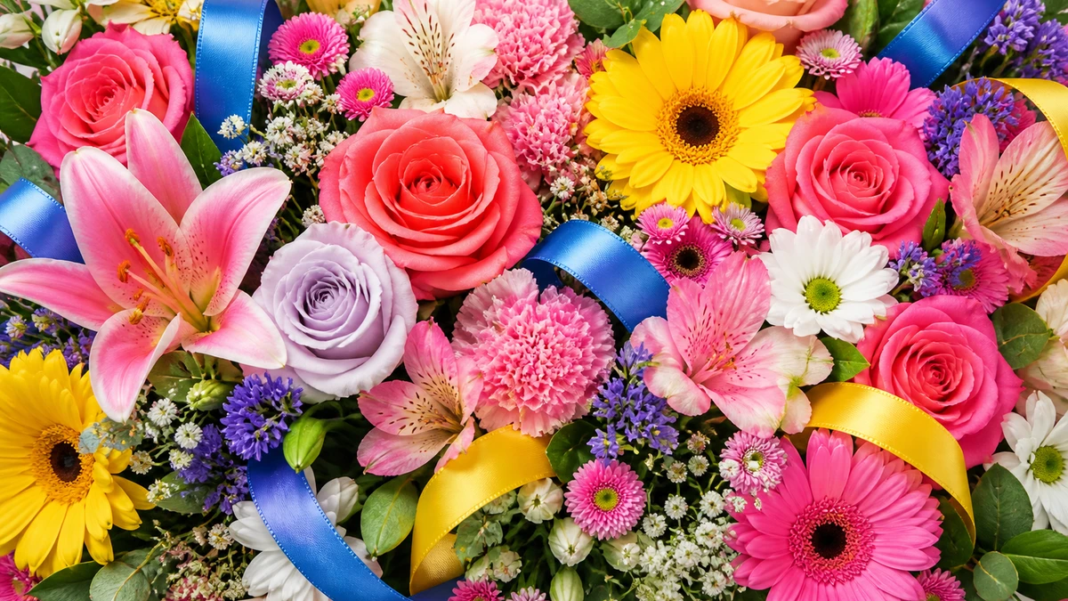 photo of colourful assorted flowers