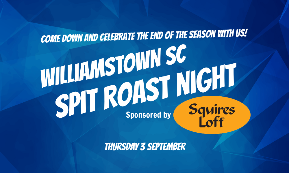 spit roast night poster