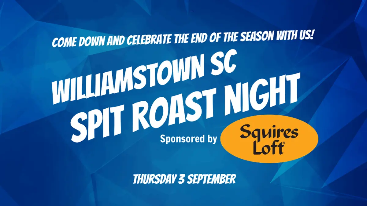 spit roast night poster