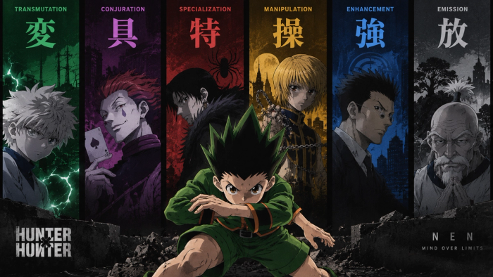 What Is Nen in Hunter x Hunter? The 6 Nen Types Explained