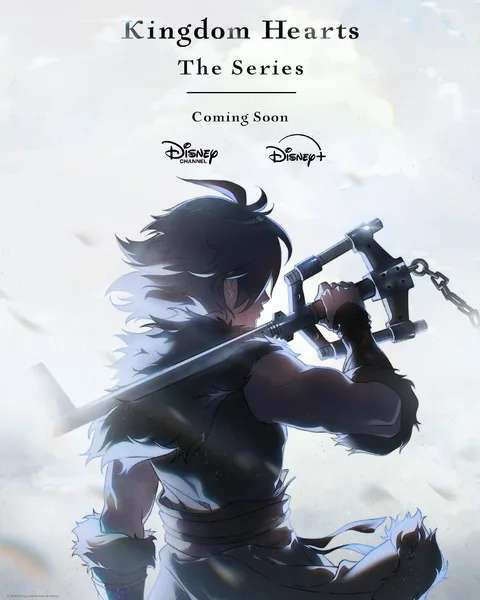 Kingdom Hearts The Series promotional image announcing the animated series for Disney Channel and Disney+