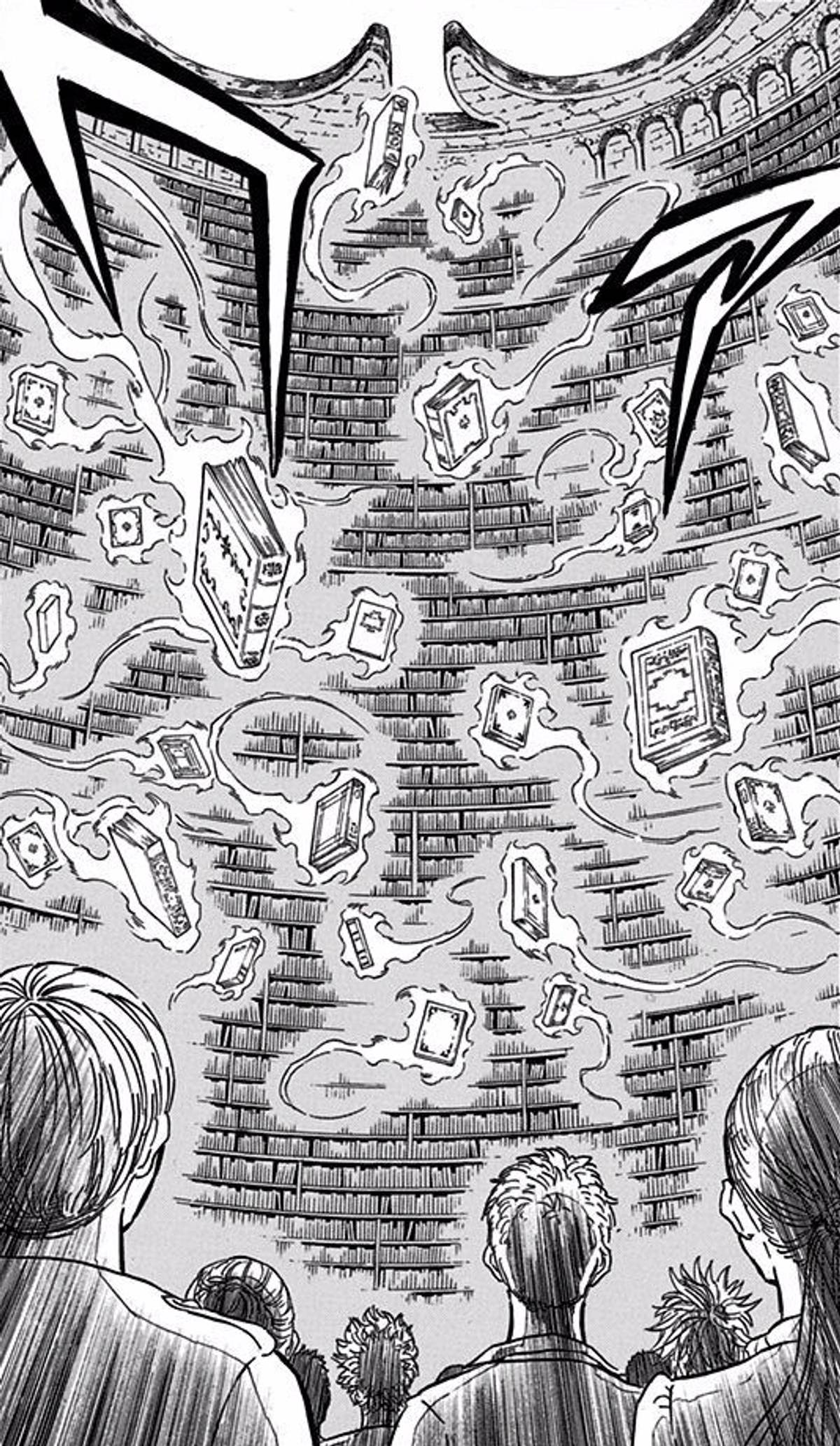 Black Clover - Asta Receiving the Five-Leaf Grimoire of Despair and Liebe