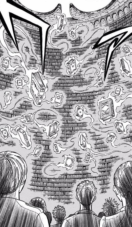 Black Clover - Asta Receiving the Five-Leaf Grimoire of Despair and Liebe