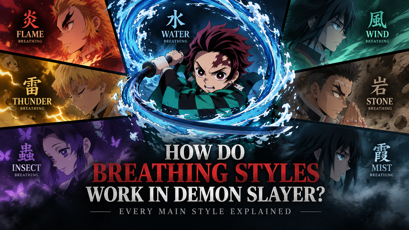 How Do Breathing Styles Work in Demon Slayer? Every Main Style Explained