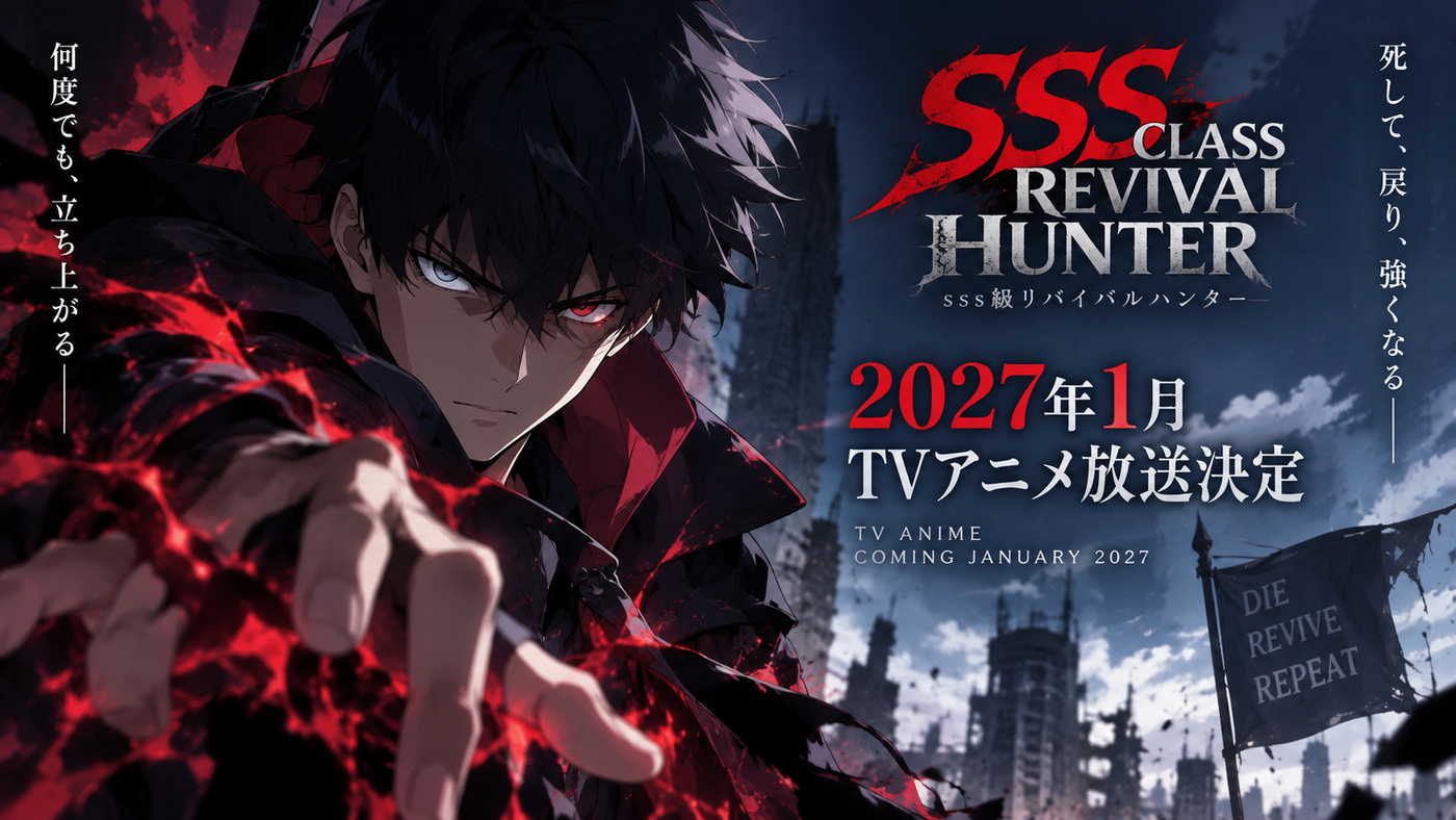 SSS-Class Revival Hunter Anime Confirmed for January 2027