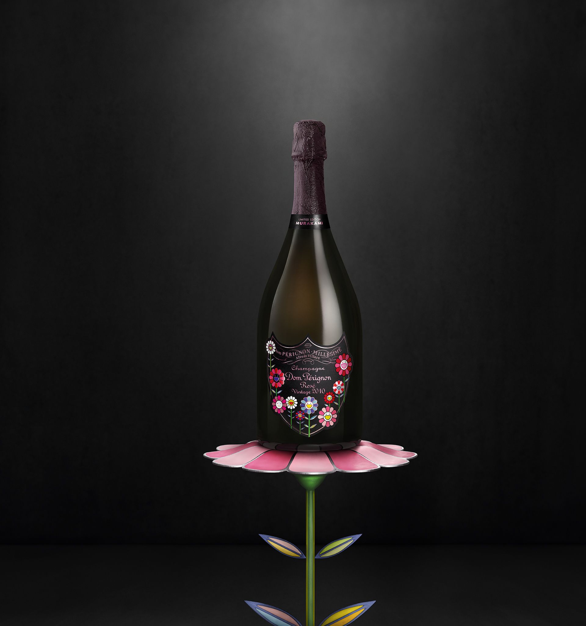 Dom Perignon スタンド式トレイ Dom Pérignon is vintage only