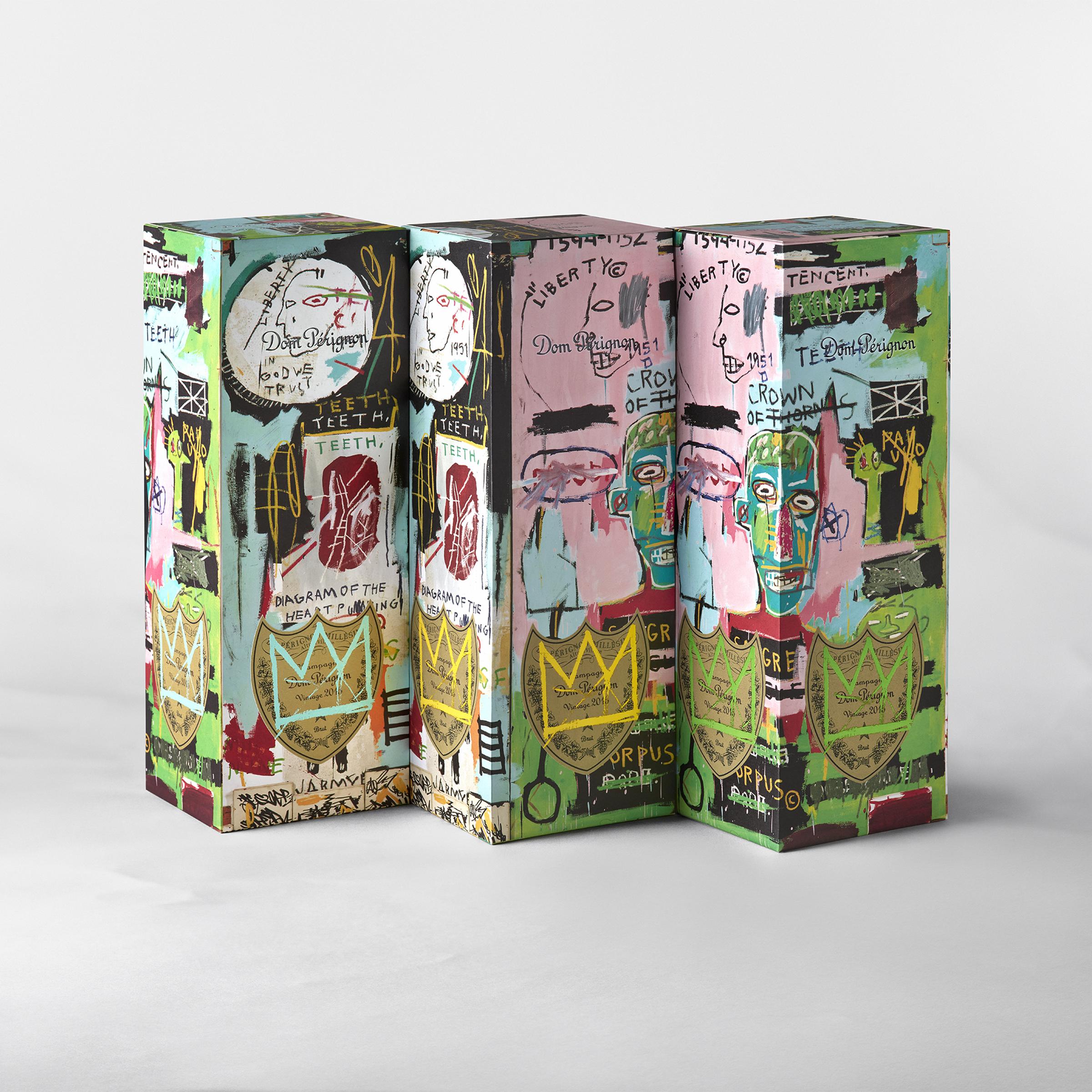 Dom Pérignon's tribute to Jean-Michel Basquiat Giftbox collection