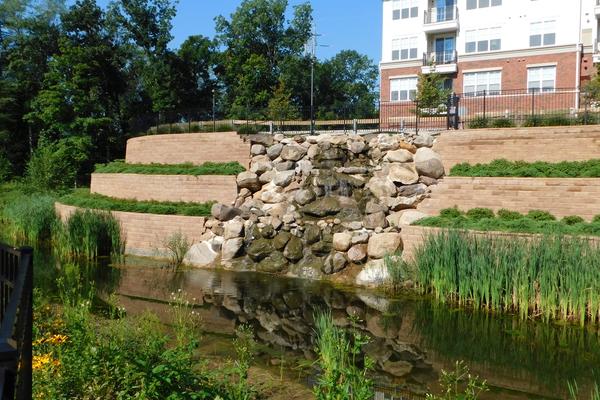 allan block waterfall wall