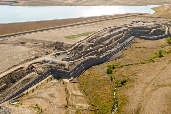 site view drone shot