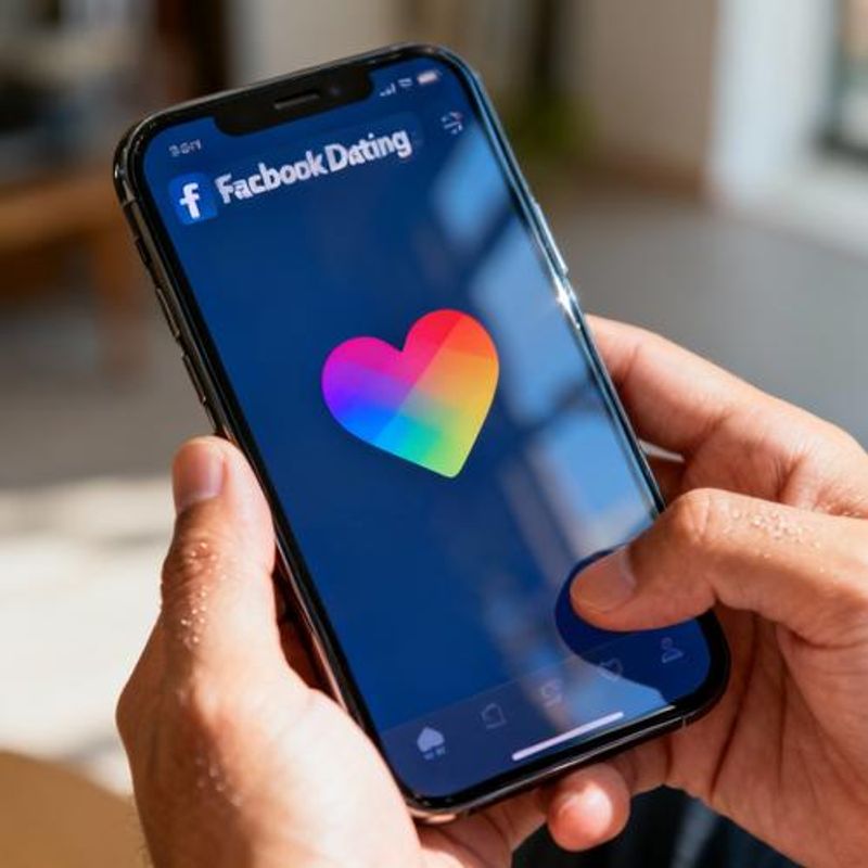 Facebook Dating app home screen on mobile device