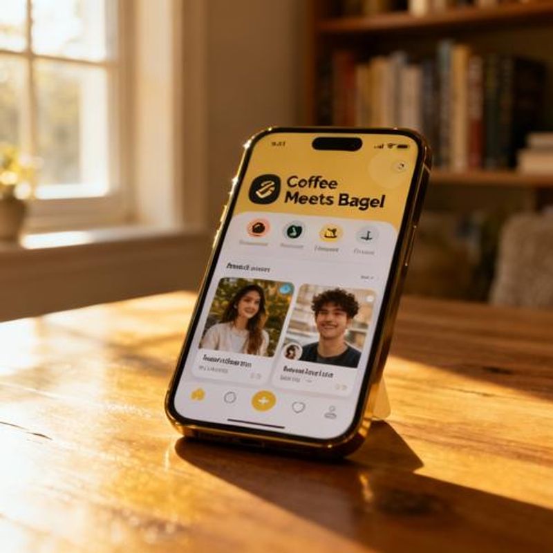 Coffee Meets Bagel app interface showing daily curated matches on mobile screen