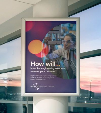 Wipro campaign airport billboard