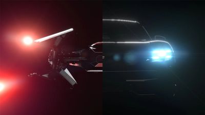 Porsche x Star Wars split screen