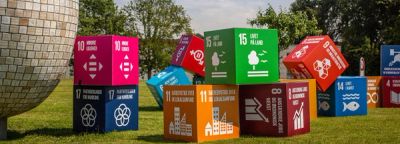 Global Goals blocks installation
