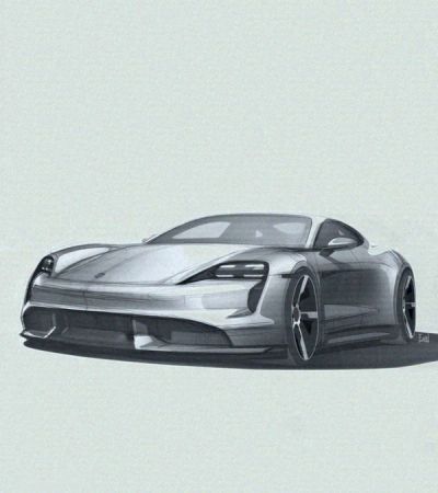 Porsche x Star Wars Parallels II Drawing