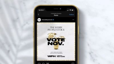 WEBBYS iPhone Vote