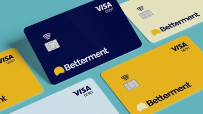Betterment banking card mockup