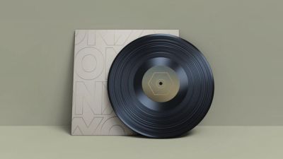 Onyx Collective vinyl record and sleeve mockup