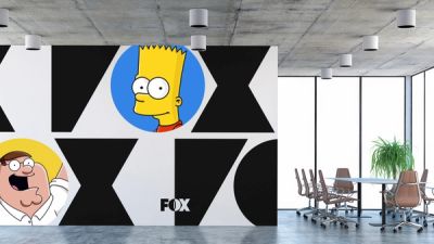 FOX Entertainment office wall