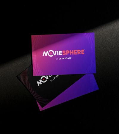 MovieSphere by Lionsgate business card