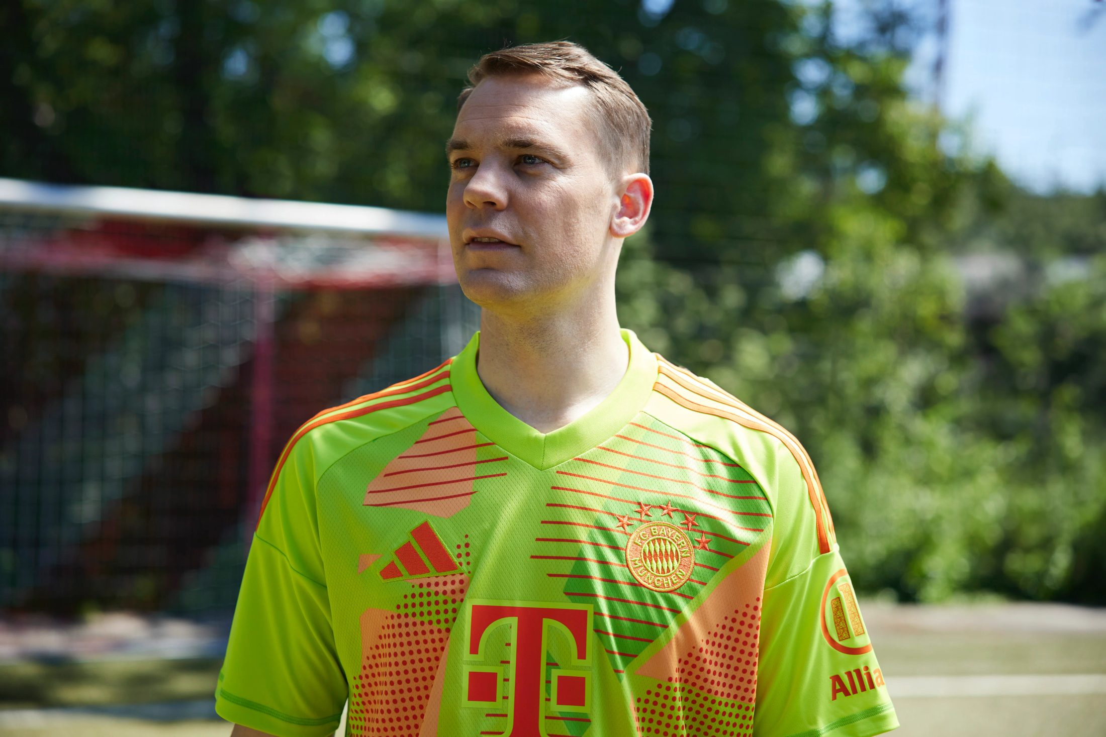 Porträt von Manuel Neuer in der Säbener Straße