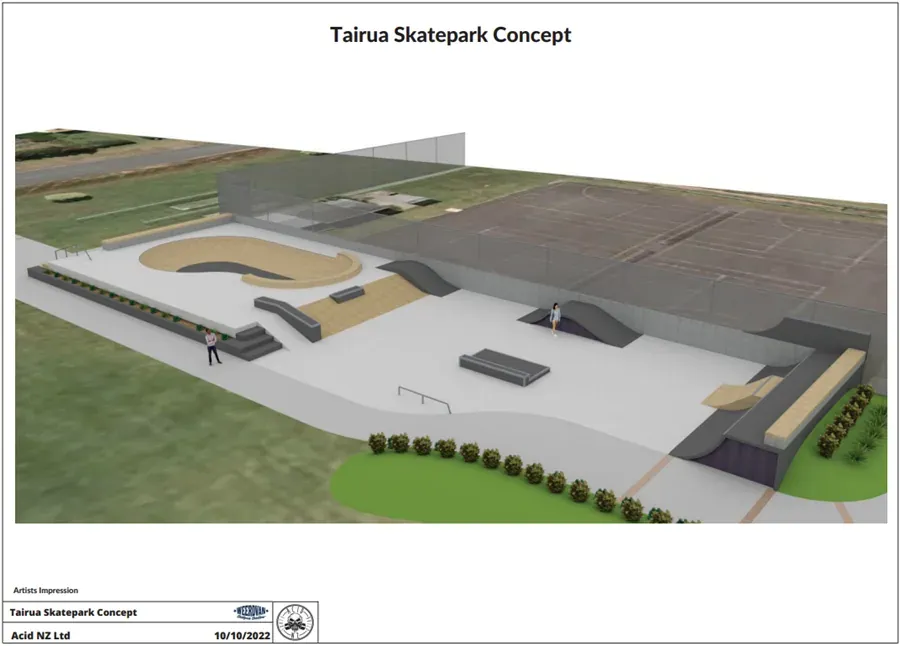 Tairua Skatepark Draft Design