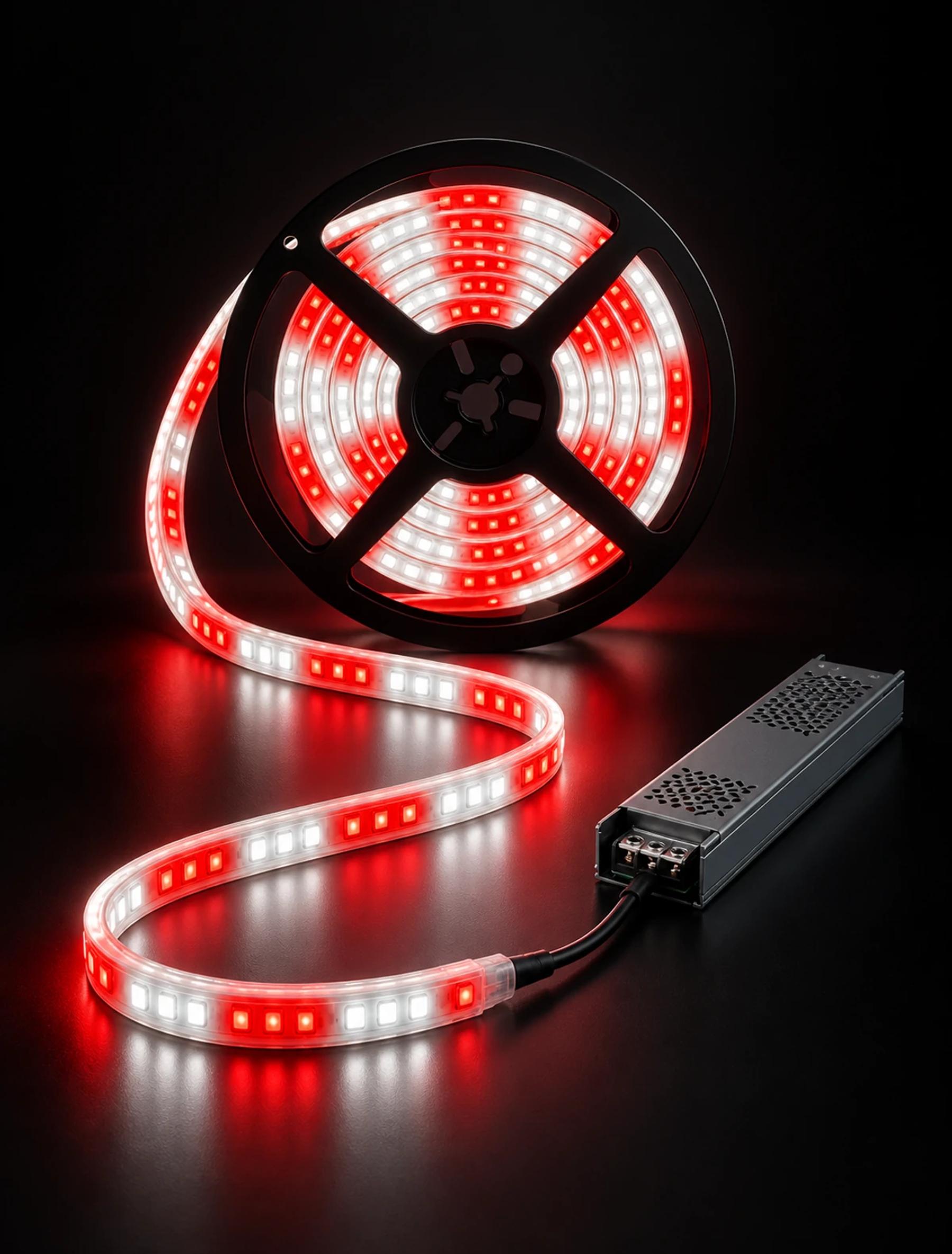 NOVAE LED strip lighting prepared for a durable outdoor installation