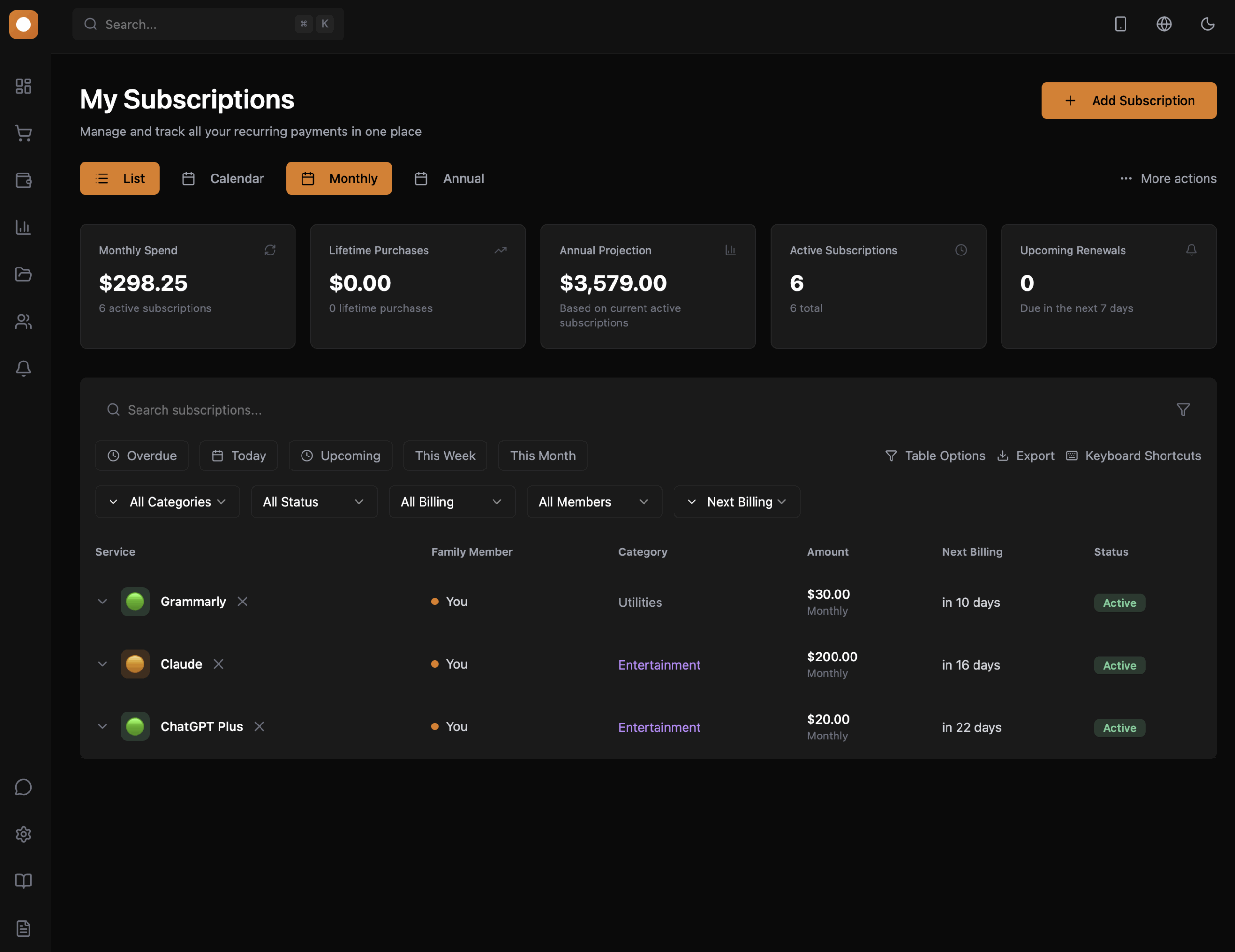 Профессиональный UI дашборд, созданный в Claude