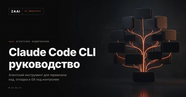 Ветвящееся дерево чёрных плит на оранжевых линиях: агентское кодирование и работа с ветками кода