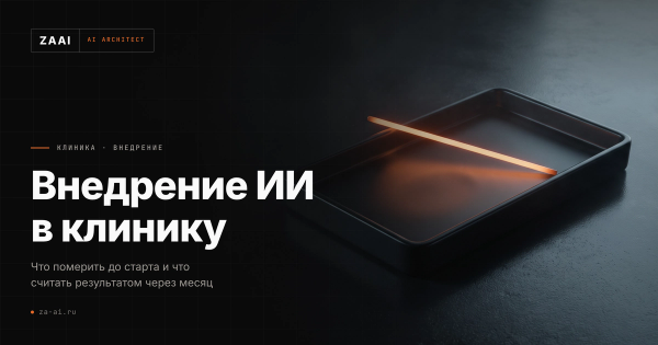 Пустой лоток с одним светящимся стержнем: внедрение в клинике начинается с одного процесса