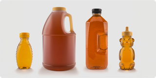 Collection of white labeled packaging