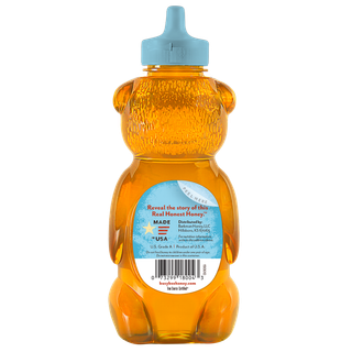 24 OZ RAW USA HONEY bottle back