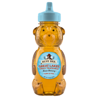 12 OZ RAW GREAT LAKES HONEY front