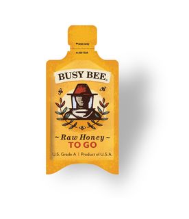 9 OZ RAW USA HONEY TO GO (2O PACKETS) single serve pouch front