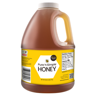 Pure and Simple Honey bottle