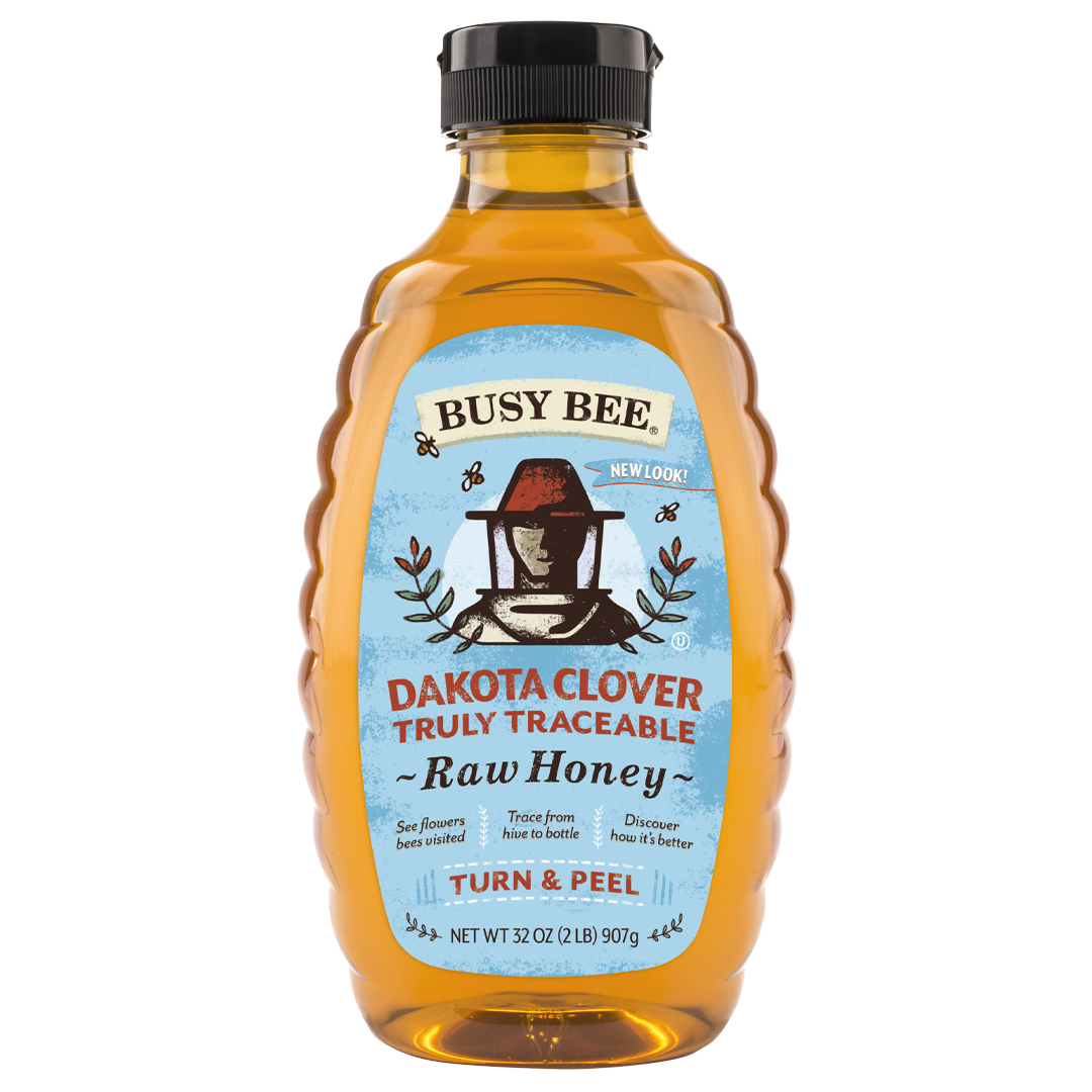 32 OZ RAW DAKOTA CLOVER HONEY