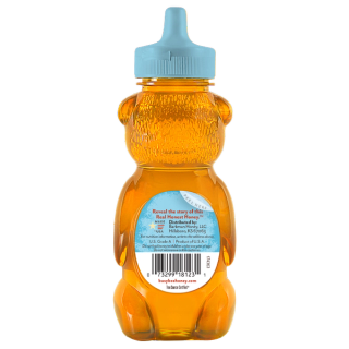 12 OZ RAW MIDWEST HONEY back