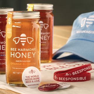 Bee Harmony Honey and Beesponsible merchandise