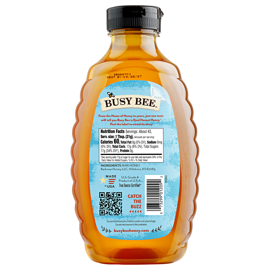 32 OZ RAW DAKOTA CLOVER HONEY